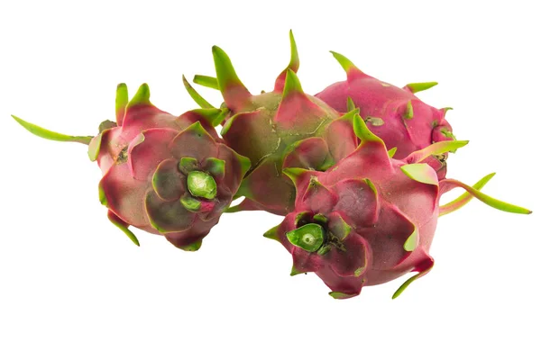 Dragon Fruit geïsoleerd op witte achtergrond — Stockfoto