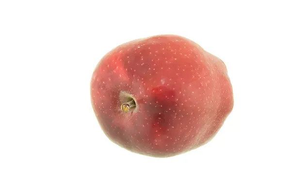 红苹果，白色背景下的孤立物 — 图库照片