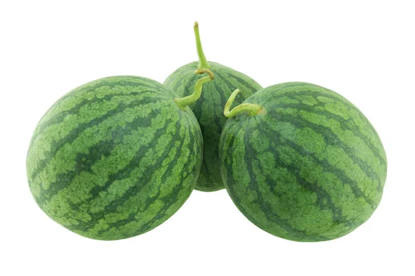 Wassermelone isoliert auf weißem Hintergrund — Stockfoto