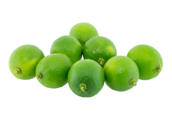 beyaz arkaplanda izole kireç