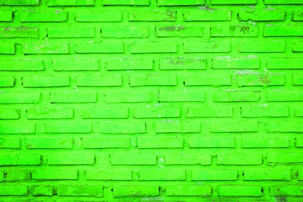 Stary zielony cegły ściany tła — Zdjęcie stockowe