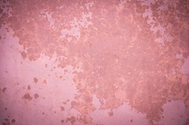 Pembe duvar çimento zemin üzerine