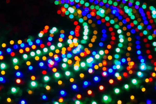 Colorful color lights bokeh background, Christmas lights bokeh
