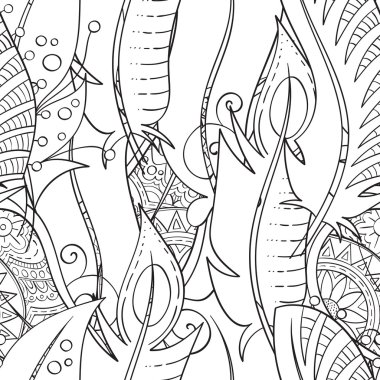 Soyut tüyler seamless modeli