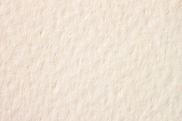 Texture of vintage cream paper, gentle shade for watercolor and artwork. Modern background, backdrop, substrate, composition use with copy space