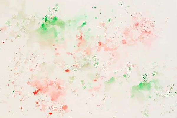 Tender cheerful light multicolored spots on white paper, spring shades. Abstract watercolor hand drawn image, for splash background, colorful shades on white. — Stock Photo, Image