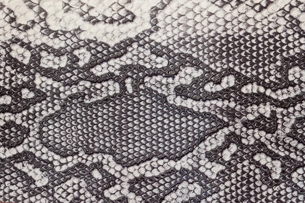 Texture en cuir véritable avec imitation de reptile exotique avec une surface mate, fond tendance. Idéal pour les vêtements et les sacs. Concept de shopping, fabrication — Photo