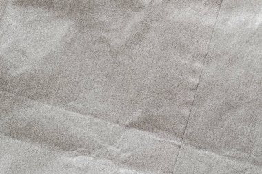 Arkaplan için yapışkan dikişli gümüş gri kağıt dokusu