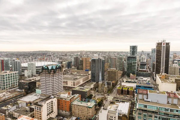 Vancouver şehir manzarası yüksek bakış açısından — Stok fotoğraf