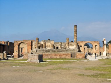 Pompei, İtalya, Jüpiter Tapınağı kalıntıları
