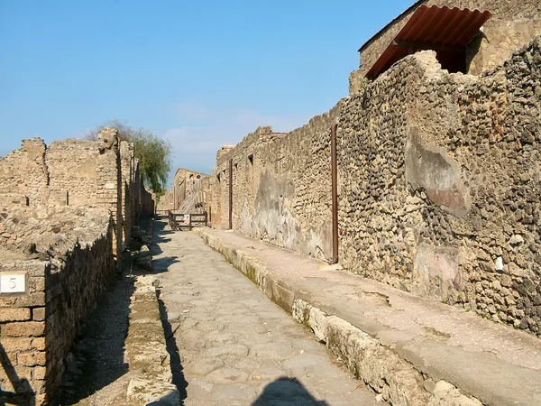 Per le strade di Pompei — Foto Stock