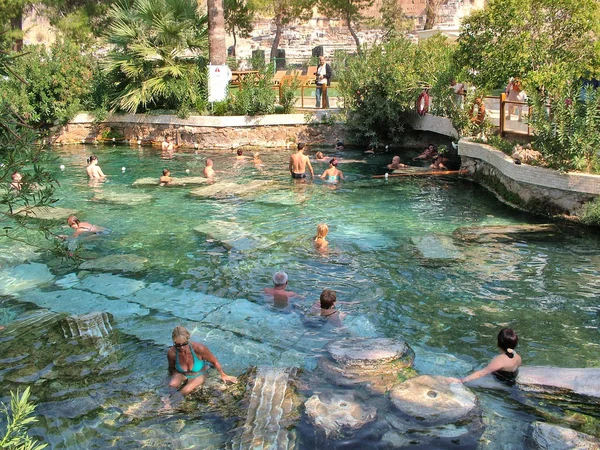 Kleopatra Türkiye'deki Pamukkale Termal havuz