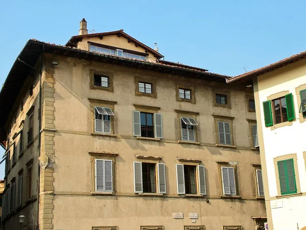 Casas en la Piazza Di Santa Croce en Florencia — Foto de Stock