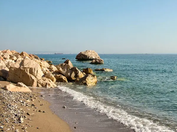 Playa salvaje en el pueblo de Beldibi en Turquía —  Fotos de Stock