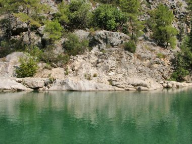 Türkiye'de Göynük Kanyonu nehirde