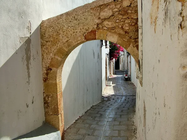 Lindos en la isla de Rodas en Grecia — Foto de Stock