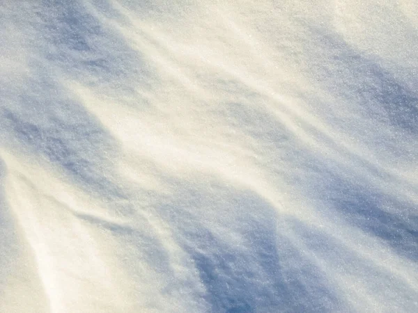 Sombras Patrones Líneas Superficie Nieve Textura Antecedentes Tonificado Azul Blanco —  Fotos de Stock