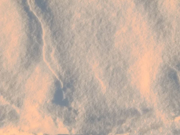 Ombre Pattern Linee Sulla Superficie Della Neve Texture Contesto Tonica — Foto Stock