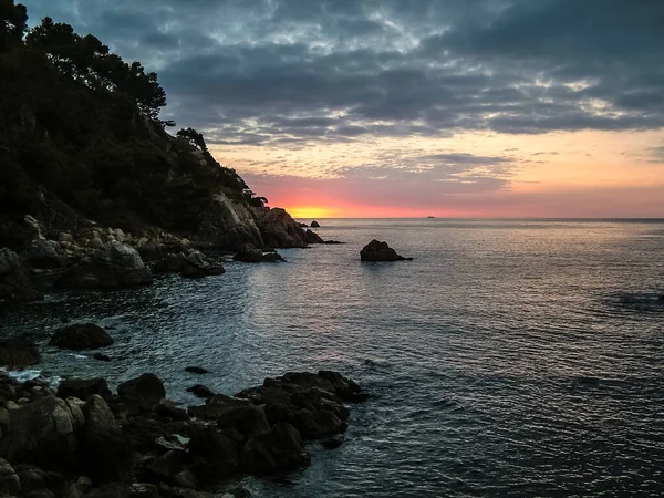 Lloret Mar Şafak Katalonya Spanya Costa Brava — Stok fotoğraf