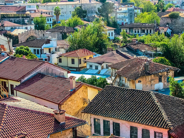 Old Kaleichi district in Antalya,Turkey