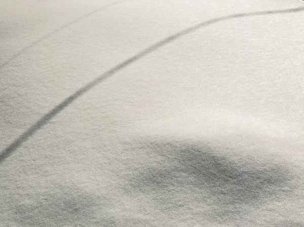 Stíny Vzory Čáry Povrchu Sněhu Textura Pozadí Černá Bílá — Stock fotografie