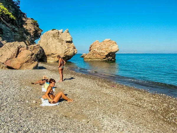 Beldibi Turkey October 2017 Wild Beach Outskirts Village Province Antalya — Stock Photo, Image