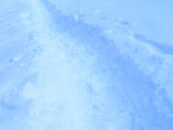 Sombras Irregularidades Superfície Neve — Fotografia de Stock