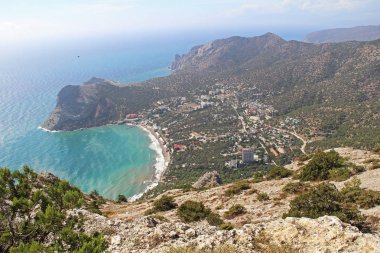 Karadeniz, Crimea bakan bir dağ Socol (Sokol) (Falcon) zirve.