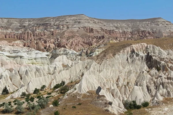 Kırmızı ve Rose vadi Panorama. Cappadocia. Türkiye — Stok fotoğraf