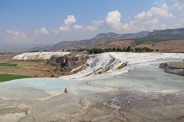 Türkiye, nadir doğal olay Pamukkale egzotik incisi.
