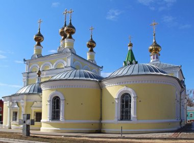 Kutsal yükseliş katedral manzarası. Rusya.