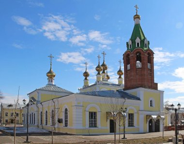 Kutsal yükseliş katedral manzarası. Rusya.