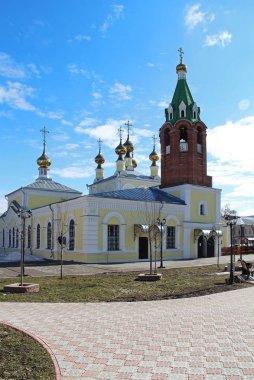 Kutsal yükseliş katedral manzarası. Rusya.