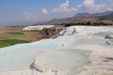 Türkiye, nadir doğal olay Pamukkale egzotik incisi.