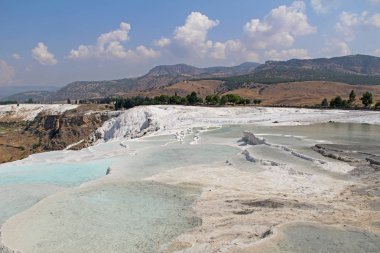 Türkiye, nadir doğal olay Pamukkale egzotik incisi.