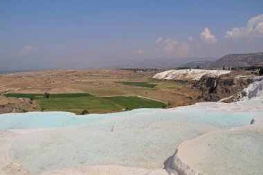 Türkiye, nadir doğal olay Pamukkale egzotik incisi.