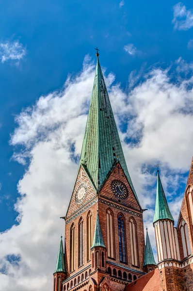 Historic Schwerin Cathedral — Stock Photo, Image