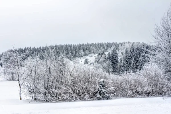 Krajobraz gór śnieg w górach — Zdjęcie stockowe