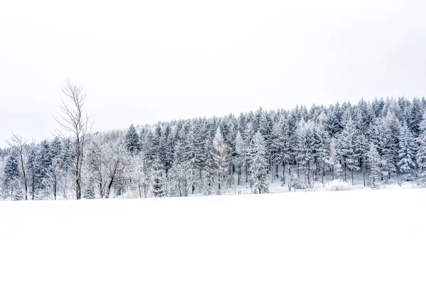 Paisaje de montañas nevadas en las tierras altas — Foto de Stock