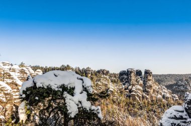 Kışın Sakson İsviçre