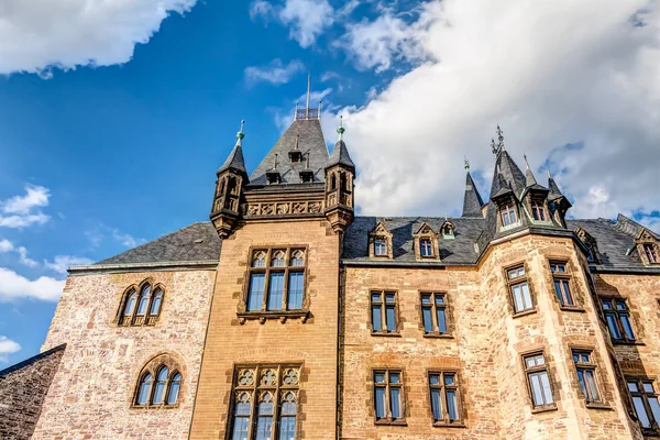 Замок Вернигероде в Саксонии-Анхальт — стоковое фото