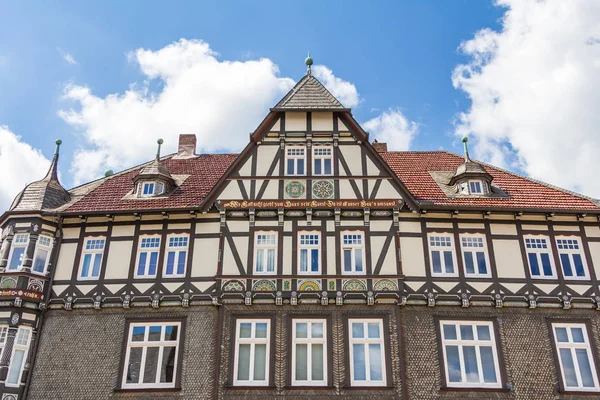 Traditioneller Fachwerkhausbau — Stockfoto