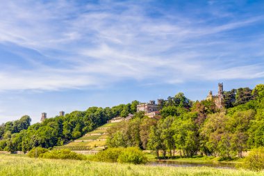 Elbe river castle in Dresden