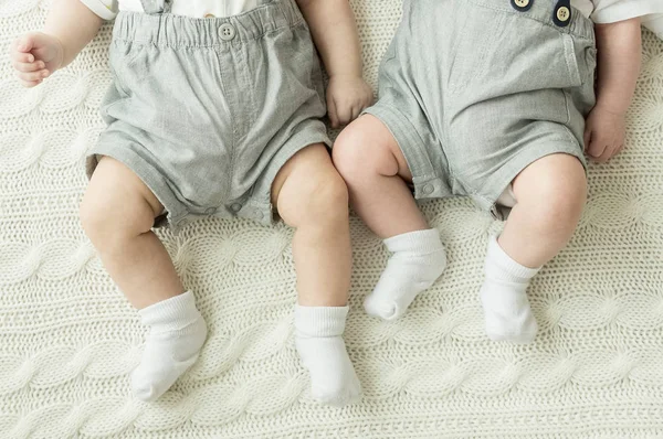 Baby feet. Happy Family concept. Beautiful conceptual image of Maternity — Stock Photo, Image