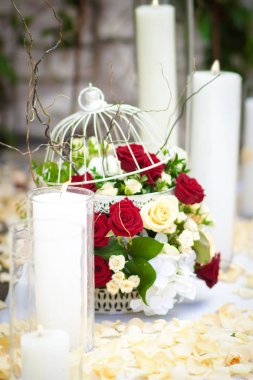 Düğün dekorasyon, iç. Şenlikli .