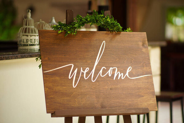 свадебные деревянные доски и знаки
