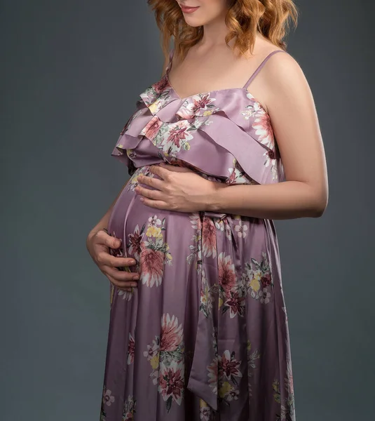 Gravidez Maternidade Pessoas Conceito Expectativa Gravidez — Fotografia de Stock
