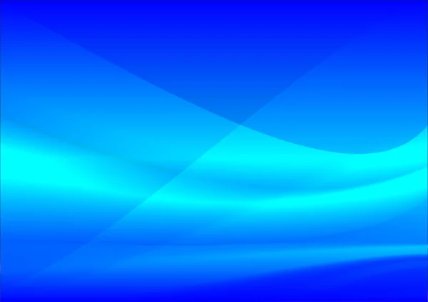 Vektor-Illustration von blauem abstrakten Hintergrund aus Lichtspritzern und geschwungenen Linien — Stockvektor
