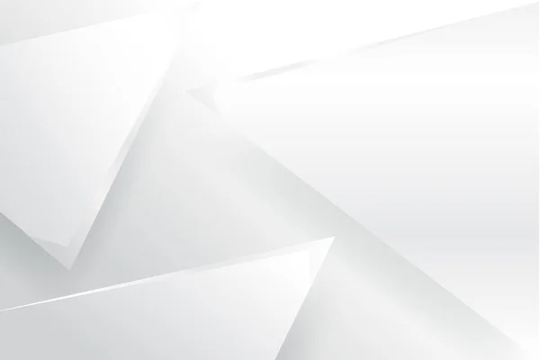 Triángulo fondo blanco, gris, negro, vector — Vector de stock