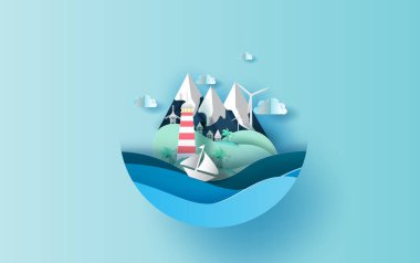 Tatil tatilinde kâğıt sanatı seyahati 